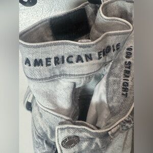 American Eagle Outfitters 90’s Straight Light Gray Size 4